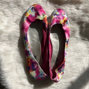 Floral print Flats